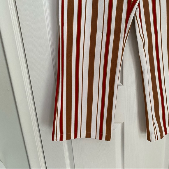 MISS TINA WHITE STRIPED DENIM PANTS - Picture 4 of 8